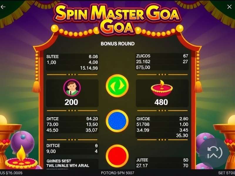 Spin Master Goa bonus round featuring Diwali theme